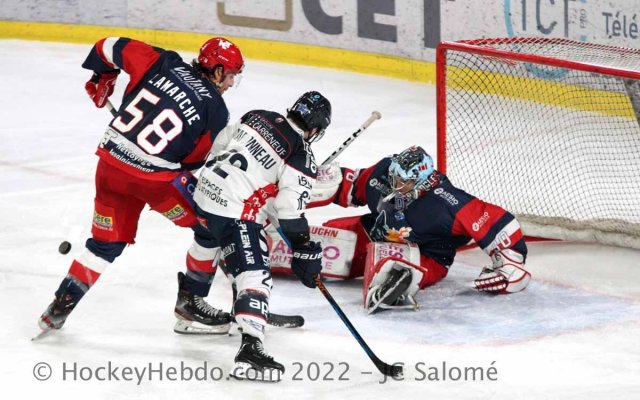 Photo hockey match Grenoble  - Angers  le 17/01/2023