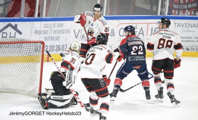 Photo hockey match Angers  - Nice le 22/01/2023