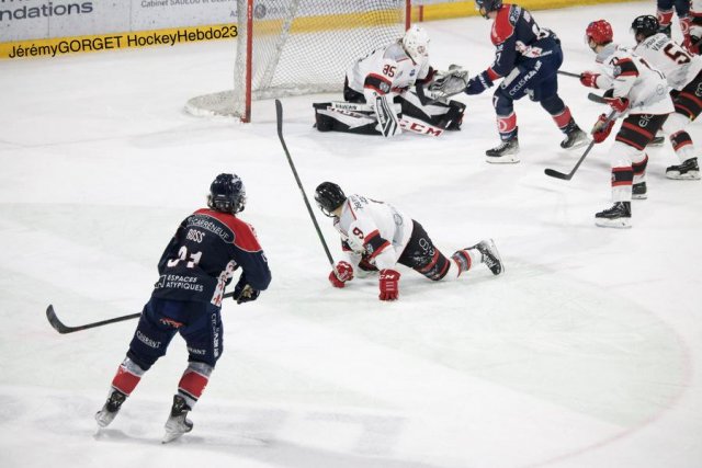 Photo hockey match Angers  - Nice le 22/01/2023