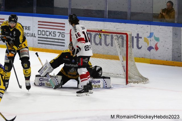 Photo hockey match Rouen - Bordeaux le 22/01/2023
