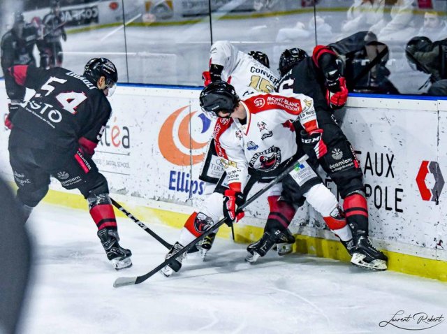 Photo hockey match Bordeaux - Chamonix  le 24/01/2023
