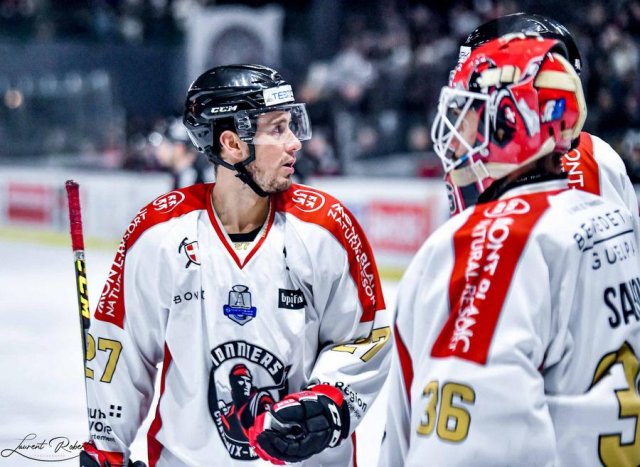 Photo hockey match Bordeaux - Chamonix  le 24/01/2023