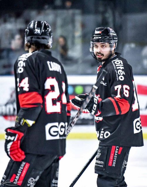 Photo hockey match Bordeaux - Chamonix  le 24/01/2023