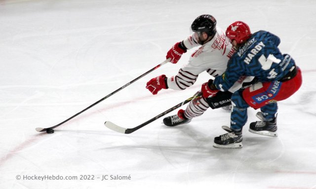 Photo hockey match Grenoble  - Briançon  le 24/01/2023