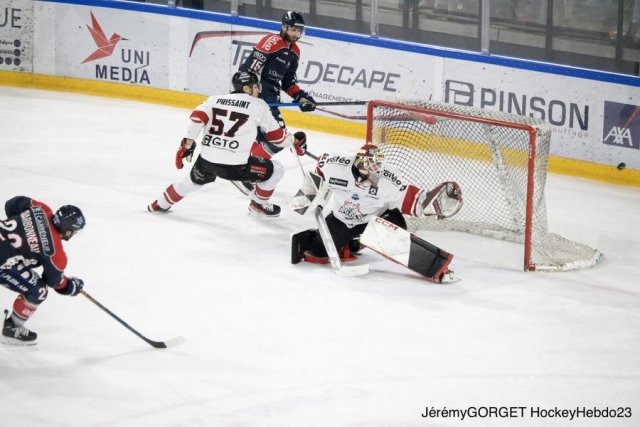 Photo hockey match Angers  - Bordeaux le 27/01/2023