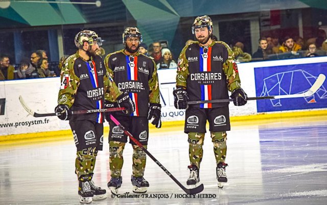 Photo hockey match Nantes - Chambéry le 28/01/2023