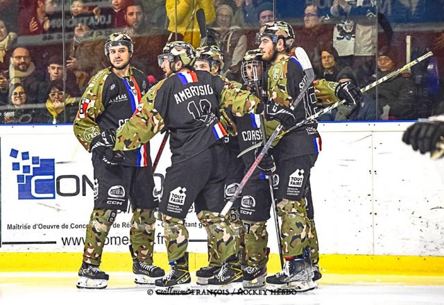 Photo hockey match Nantes - Chambéry le 28/01/2023