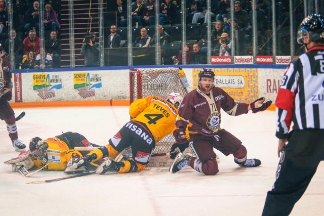Photo hockey match Genève - Bern le 18/02/2023