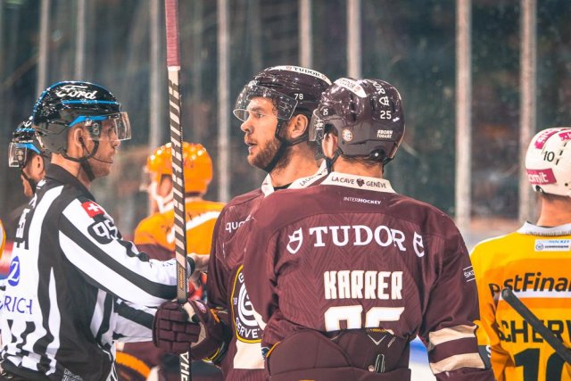 Photo hockey match Genève - Bern le 18/02/2023