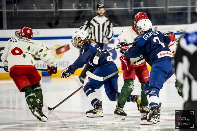 Photo hockey match Cergy-Pontoise / Féminin - France / Féminin le 18/02/2023