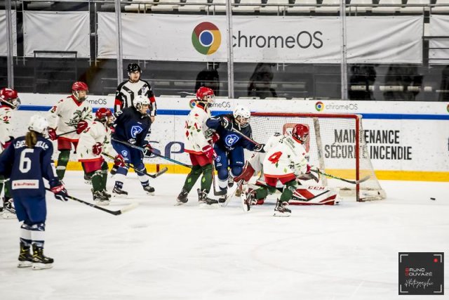 Photo hockey match Cergy-Pontoise / Féminin - France / Féminin le 18/02/2023