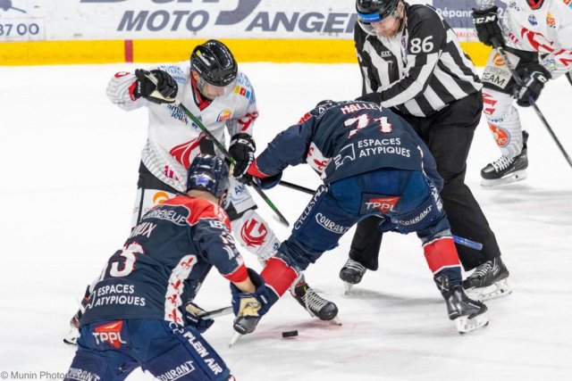 Photo hockey match Angers  - Amiens  le 21/02/2023