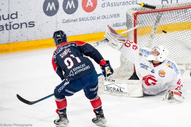 Photo hockey match Angers  - Amiens  le 21/02/2023