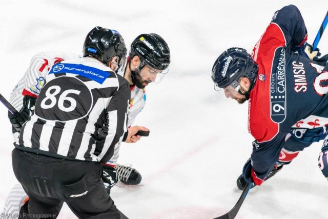 Photo hockey match Angers  - Amiens  le 21/02/2023