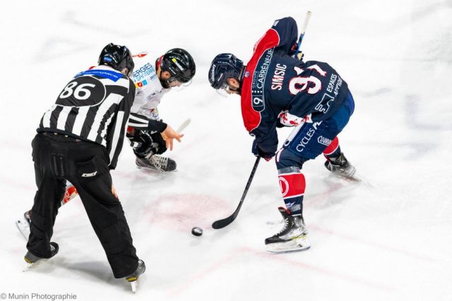 Photo hockey match Angers  - Amiens  le 21/02/2023
