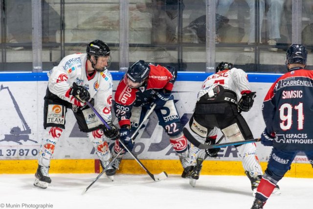 Photo hockey match Angers  - Amiens  le 21/02/2023