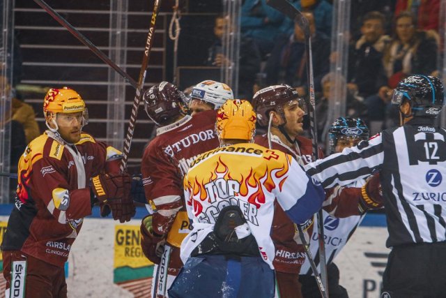 Photo hockey match Genève - Zürich le 25/02/2023