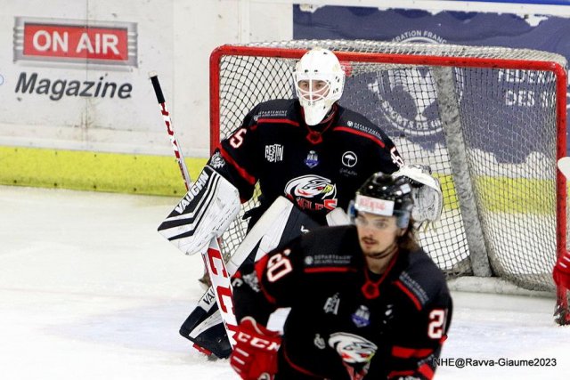 Photo hockey match Nice - Angers  le 24/02/2023