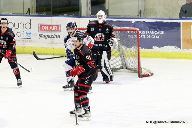 Photo hockey match Nice - Angers  le 24/02/2023