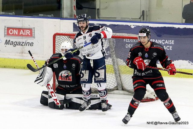 Photo hockey match Nice - Angers  le 24/02/2023