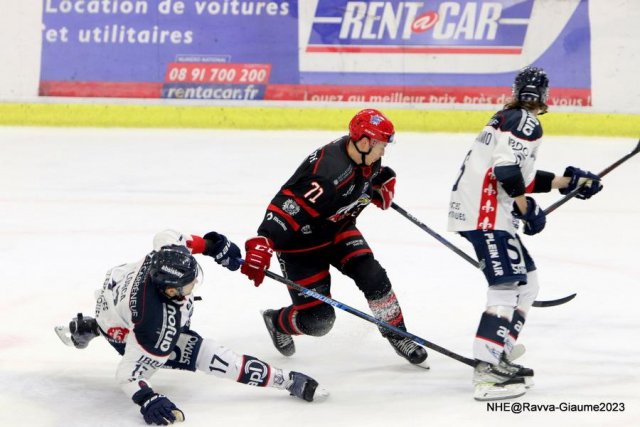 Photo hockey match Nice - Angers  le 24/02/2023