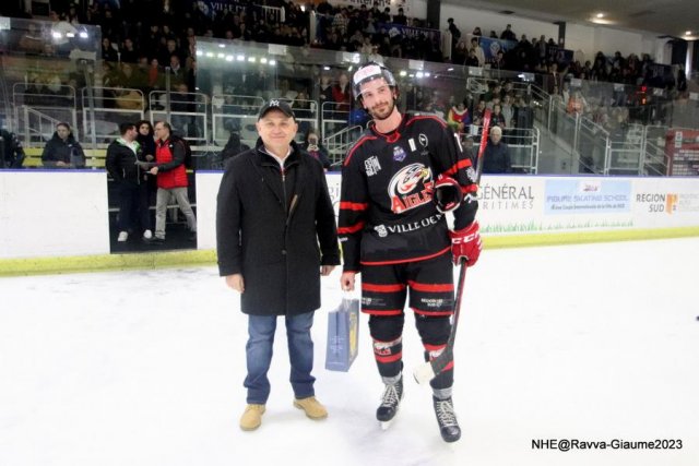 Photo hockey match Nice - Angers  le 24/02/2023