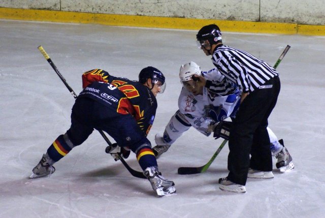 Photo hockey match Nice - Reims le 19/09/2009