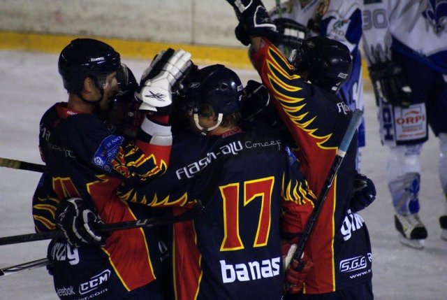 Photo hockey match Nice - Reims le 19/09/2009