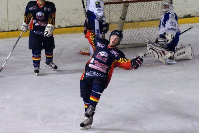 Photo hockey match Nice - Reims le 19/09/2009