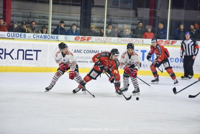 Photo hockey match Chamonix  - Briançon  le 10/03/2023