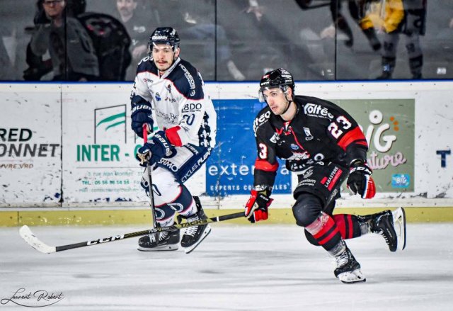 Photo hockey match Bordeaux - Angers  le 11/03/2023