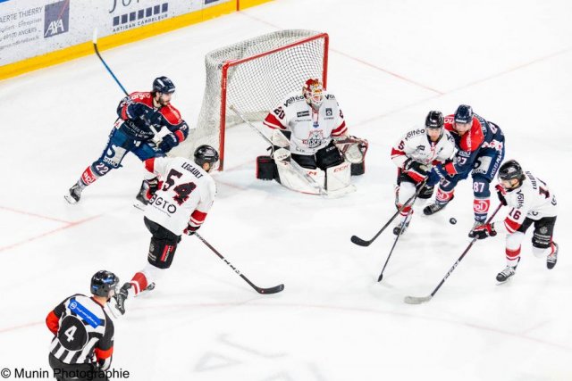 Photo hockey match Angers  - Bordeaux le 13/03/2023