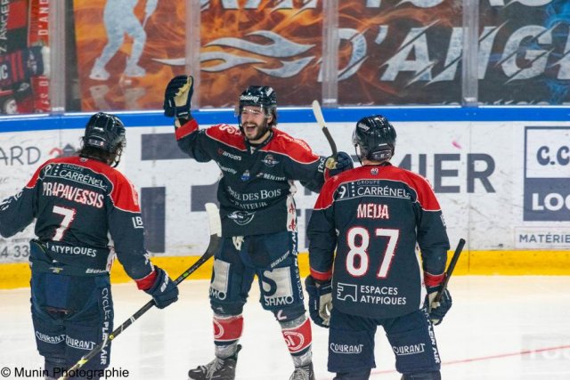 Photo hockey match Angers  - Bordeaux le 13/03/2023