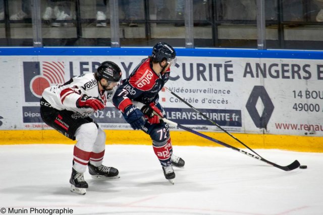Photo hockey match Angers  - Bordeaux le 14/03/2023