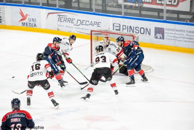 Photo hockey match Angers  - Bordeaux le 14/03/2023