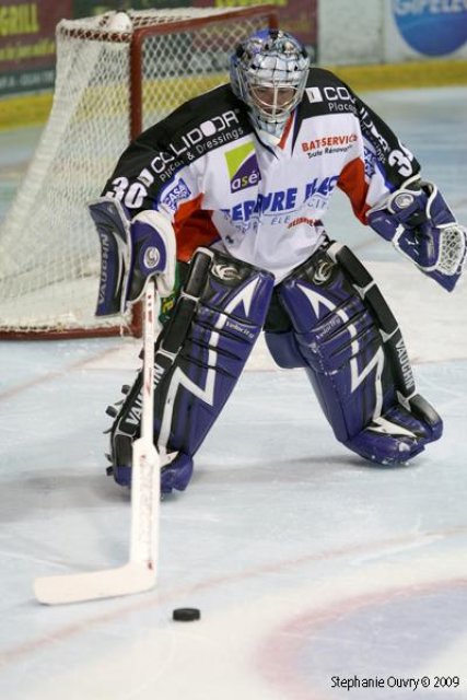 Photo hockey match Rouen - Caen  le 22/09/2009