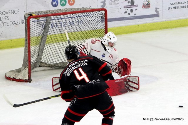 Photo hockey match Nice - Briançon  le 17/03/2023