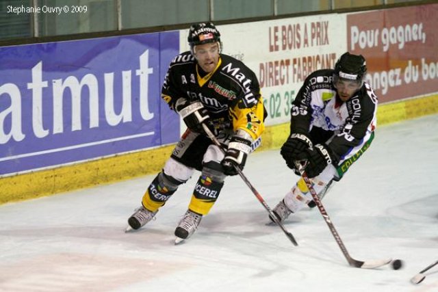Photo hockey match Rouen - Caen  le 22/09/2009