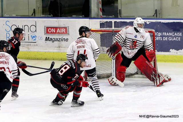 Photo hockey match Nice - Briançon  le 17/03/2023