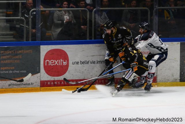 Photo hockey match Rouen - Angers  le 21/03/2023