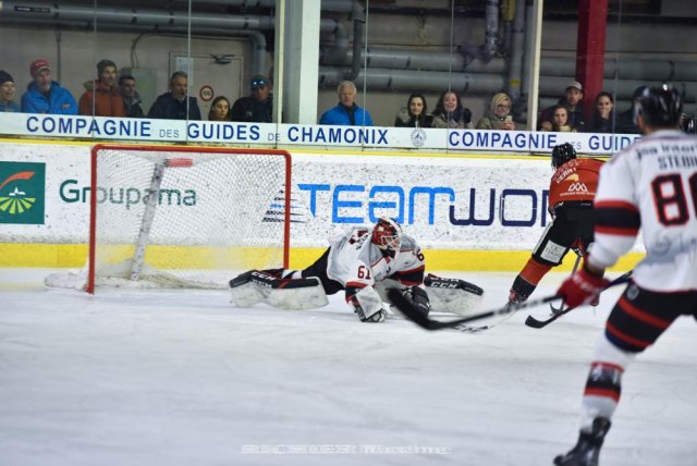 Photo hockey match Chamonix  - Nice le 22/03/2023