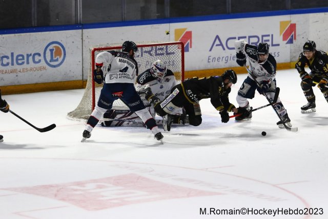 Photo hockey match Rouen - Angers  le 22/03/2023