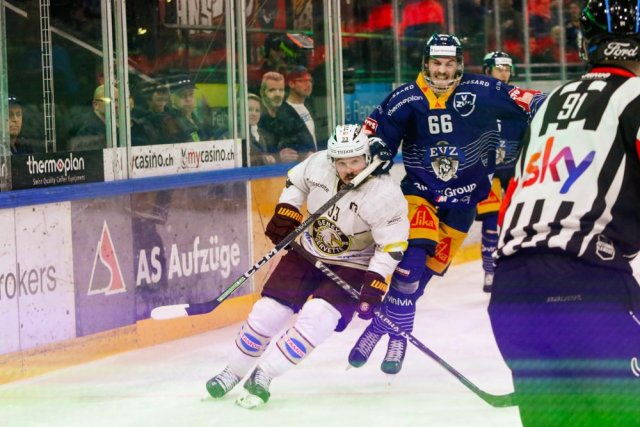 Photo hockey match Zug - Genève le 02/04/2023