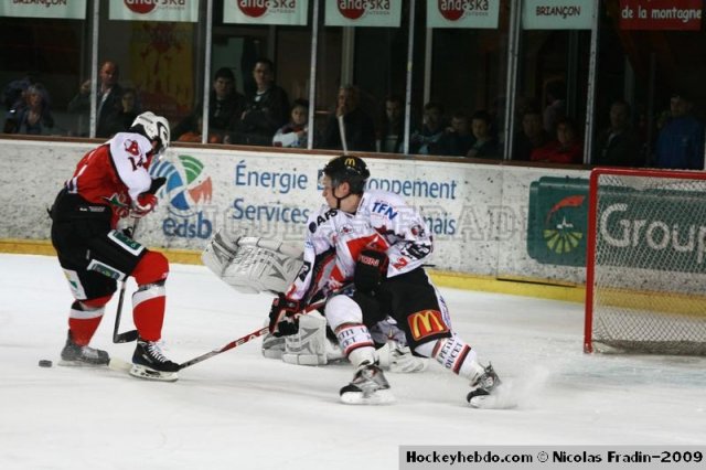 Photo hockey match Briançon  - Amiens  le 26/09/2009