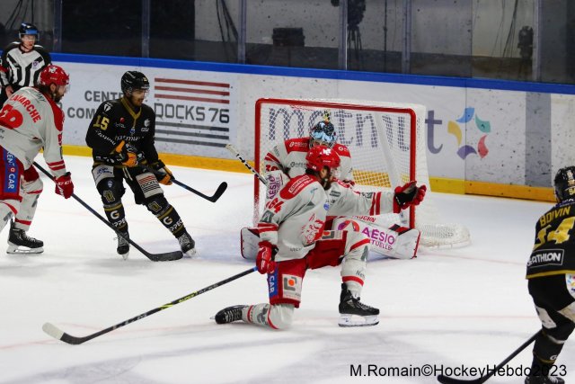 Photo hockey match Rouen - Grenoble  le 09/04/2023
