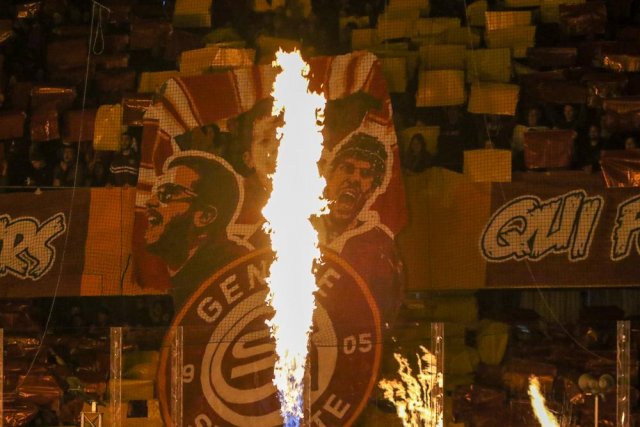 Photo hockey match Genève - Bienne le 15/04/2023