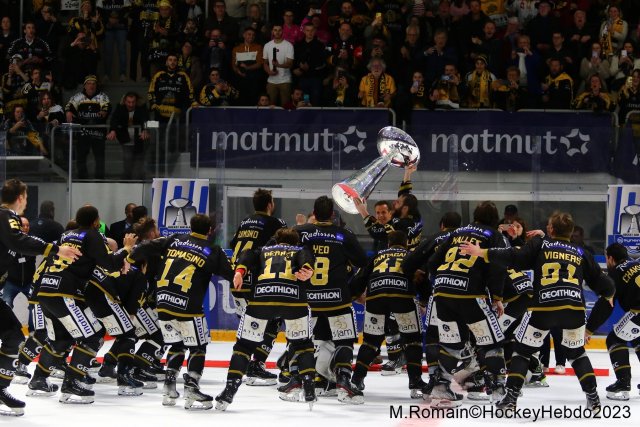 Photo hockey match Rouen - Grenoble  le 14/04/2023