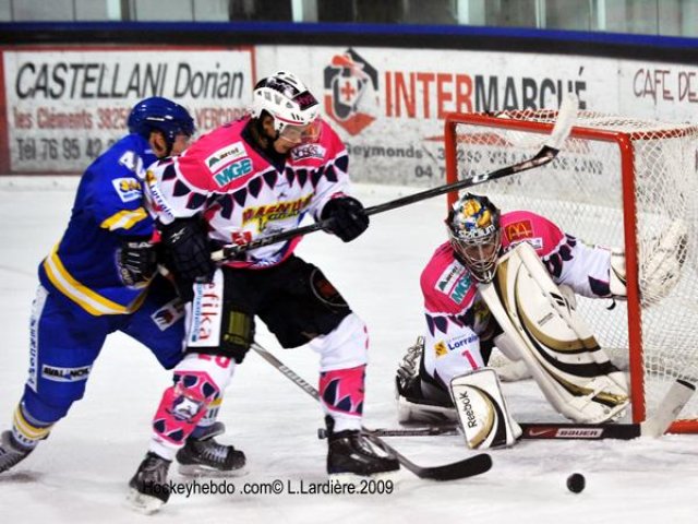 Photo hockey match Villard-de-Lans - Epinal  le 26/09/2009