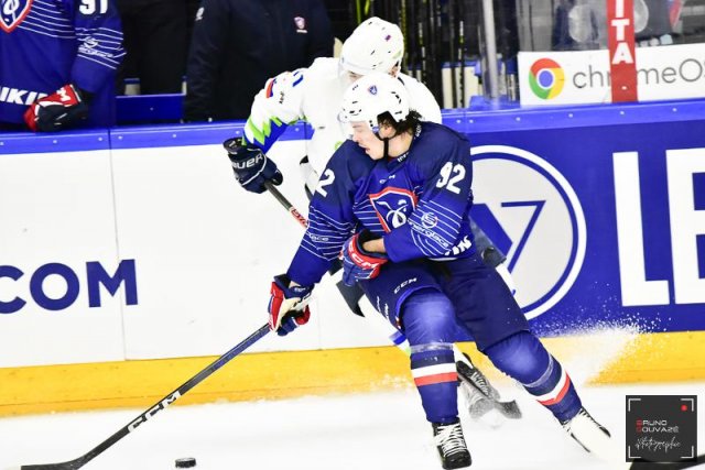 Photo hockey match France - Slovenia le 28/04/2023