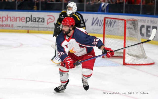 Photo hockey match Grenoble  - Rouen le 26/08/2023